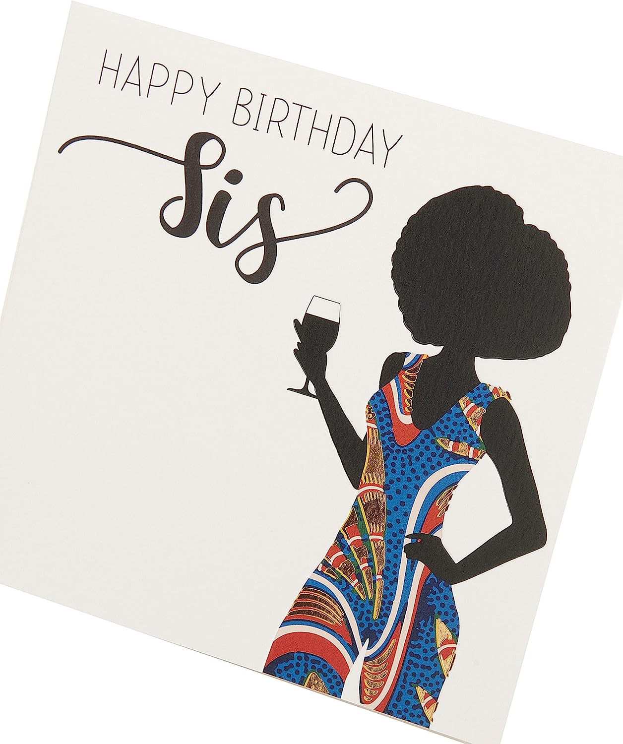 Kindred X Afrotouch Happy Birthday Sis Blank Card