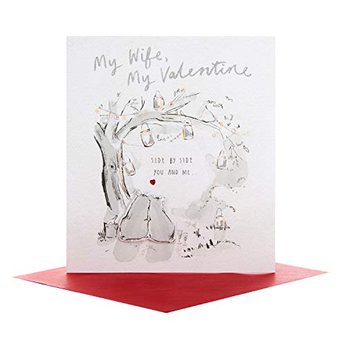 Wife Valentine's Day Card 'Side By Side'