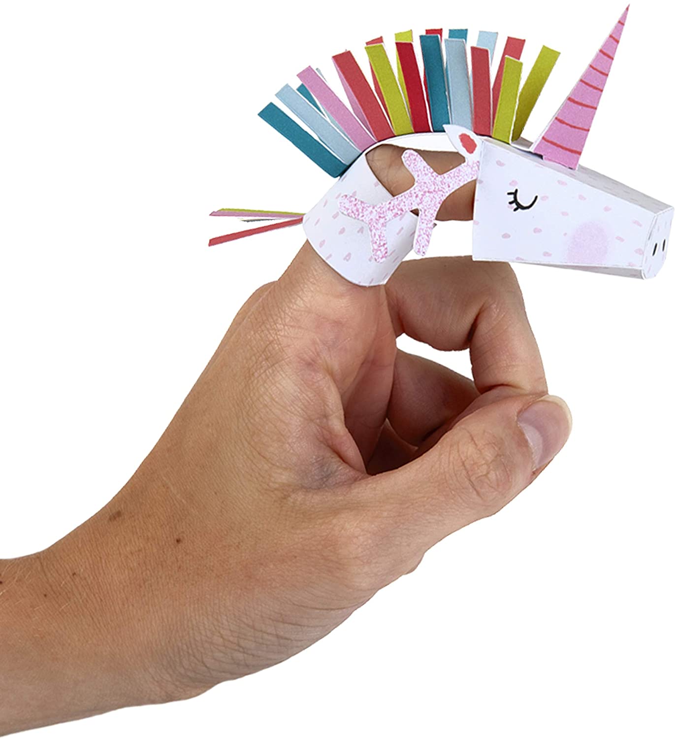 Niece Unicorn Finger Puppet Design Christmas Activity Card