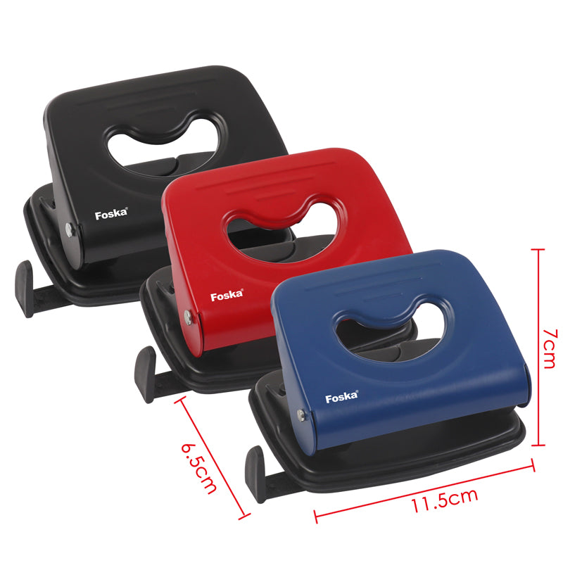 Single Metal Hole Punch with Measuring Guide 431002