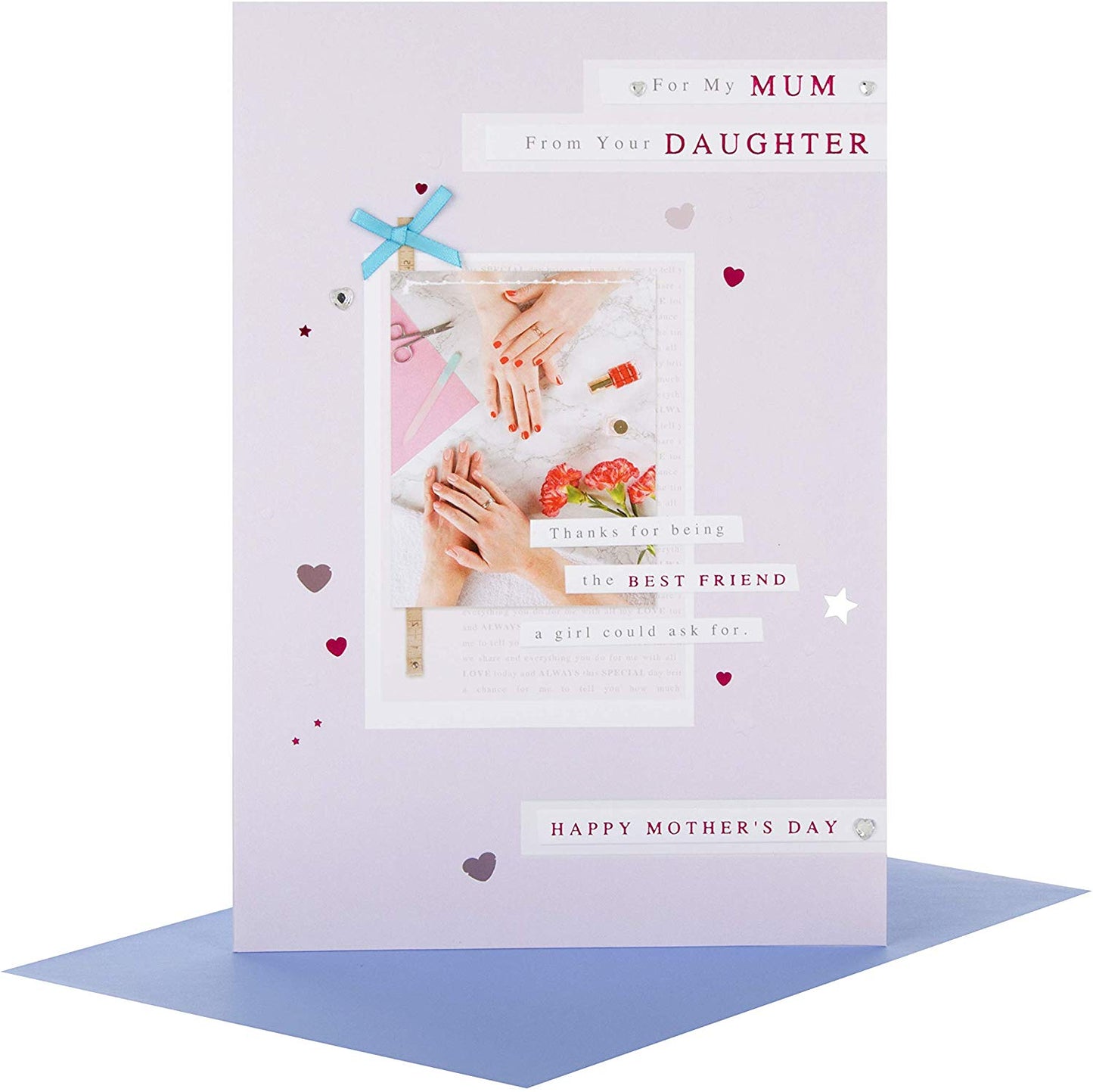 For My Mum A Photographic Design Mother's Day Card From Your Daughter