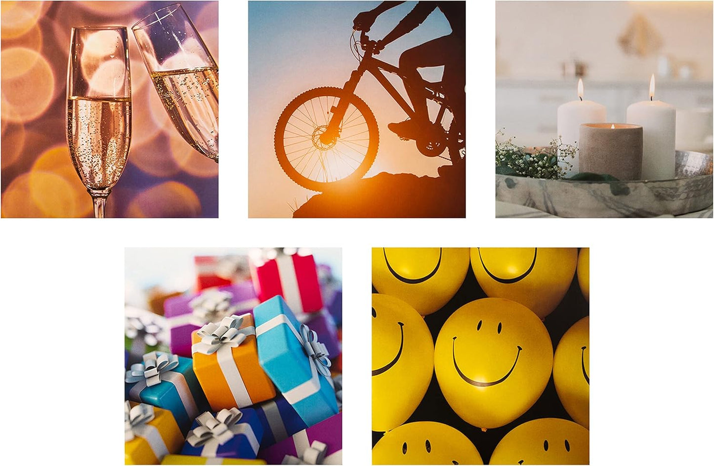 Assorted Photographic Multipack of 20 in 20 Designs Gallery Blank Cards