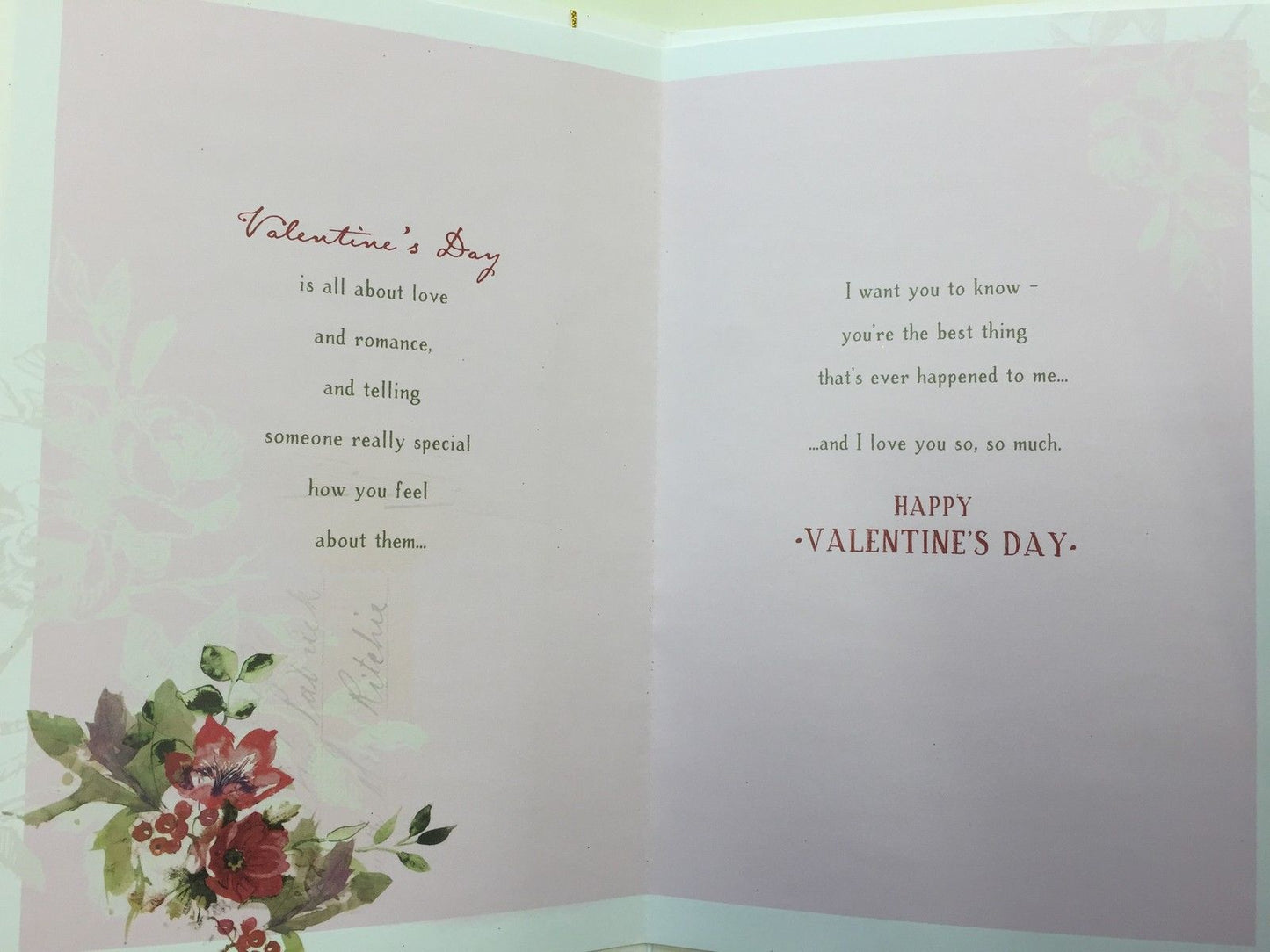 For The One I Love Lovely Couple Design Valentine's Day Card