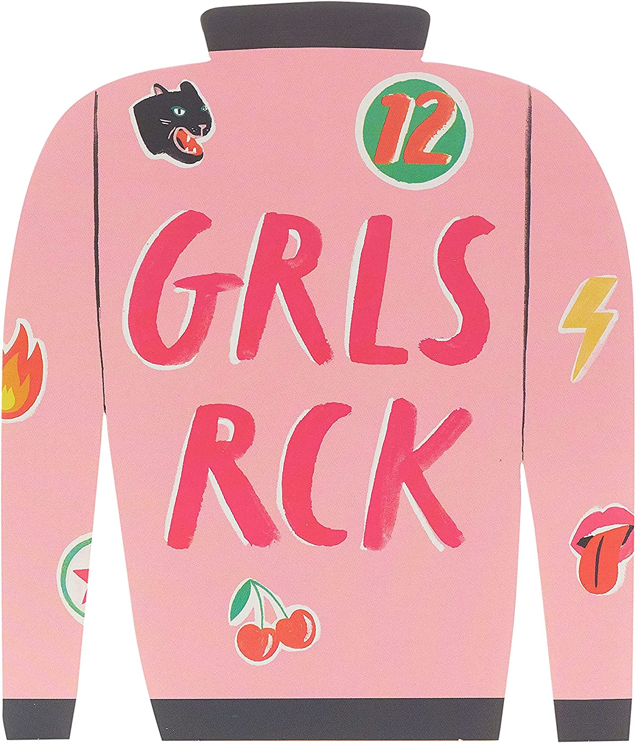 12th Jacket Design Teenage Age 12 Girl Birthday Card