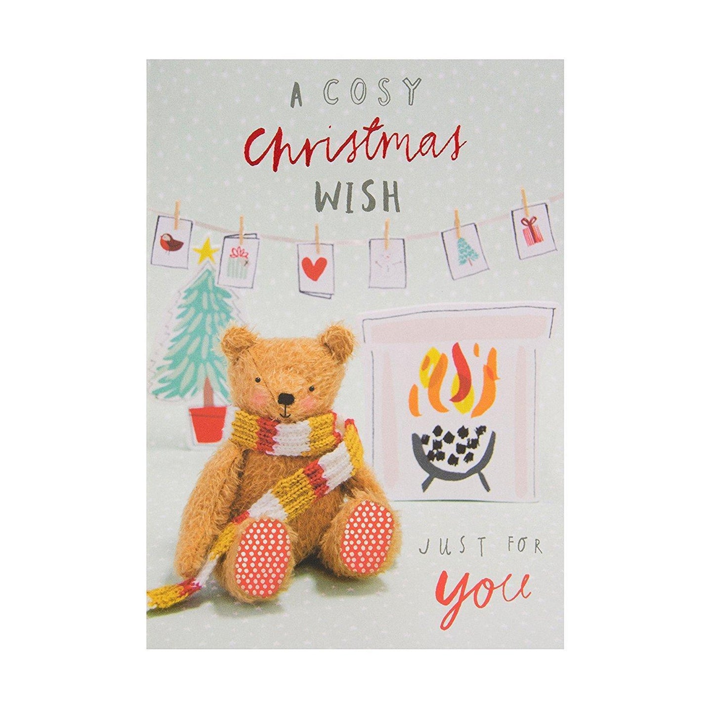 Hallmark Christmas Charity Card Pack "Cosy Wish" Pack of 8 