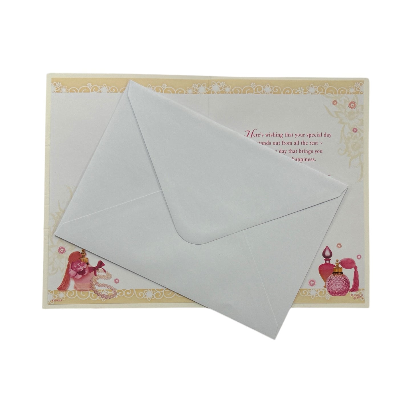 For A Special Grandma Perfumes Design Birthday Card