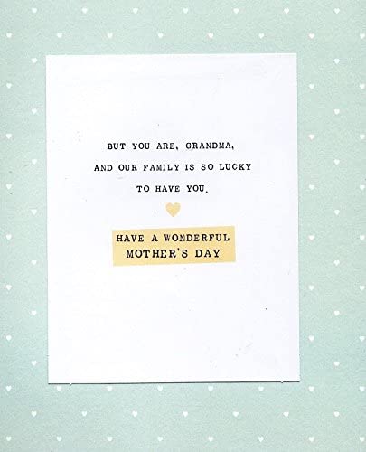 Very Special Grandma Butterflies & Letter Design Mother's Day Card