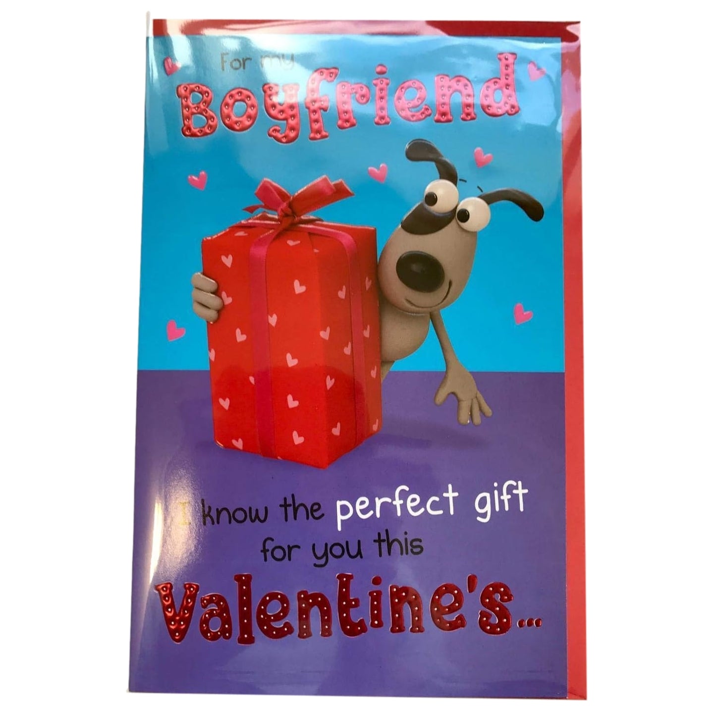 My Boyfriend Humour Funny Valentine's Day Greeting Card