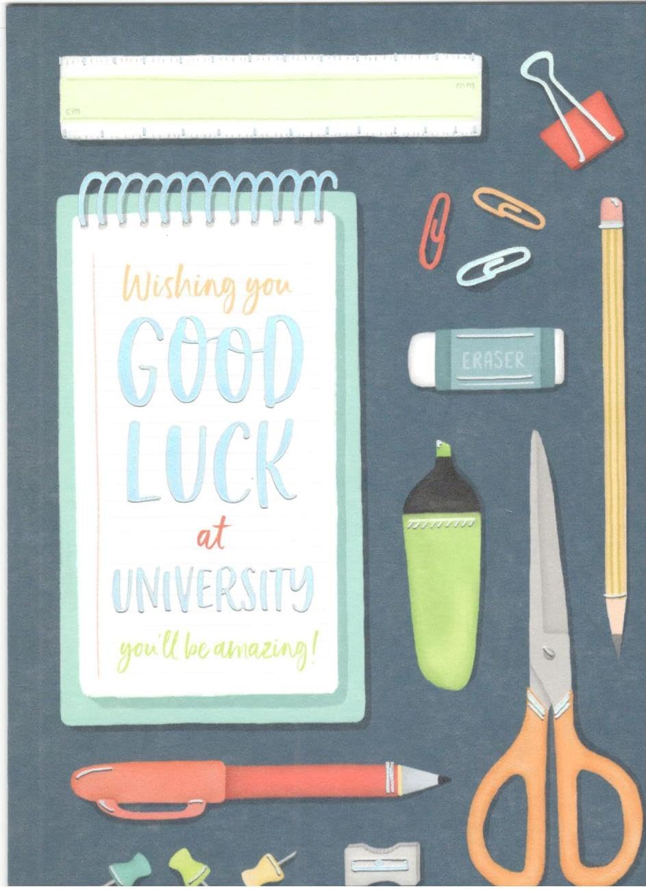 Stationary Design Good Luck At University Card– Shop Inc