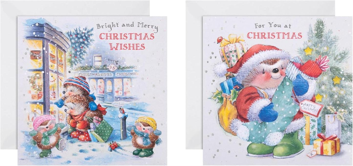 Country Companions 16 Pack 2 Designs Charity Christmas Cards