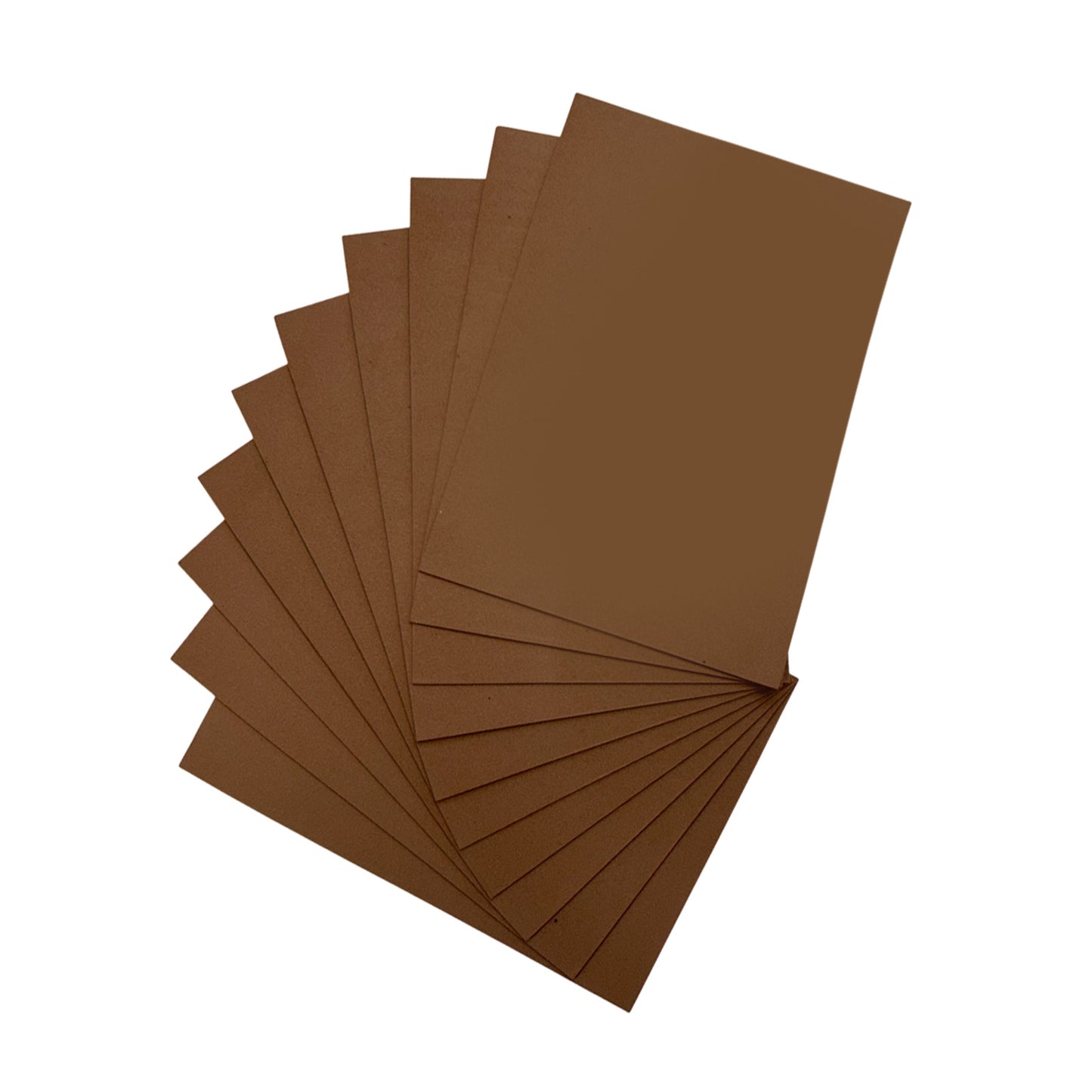 Pack of 200 A5 Brown Coloured EVA Foam Sheets