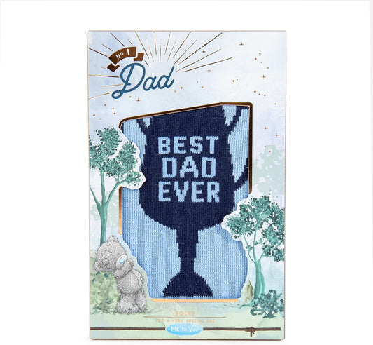 Me to You Tatty Teddy Father's Day 'Best Dad Ever' socks
