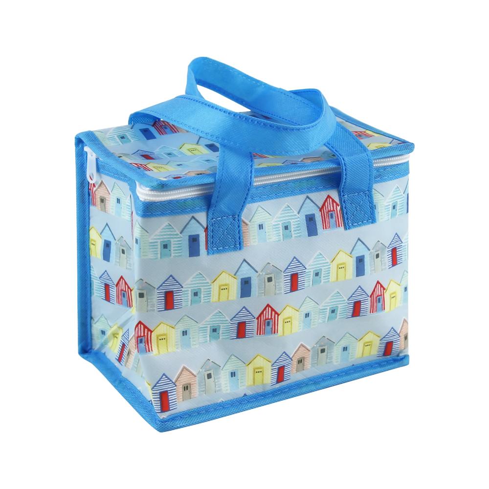 Beach Huts Design Lunch Bag