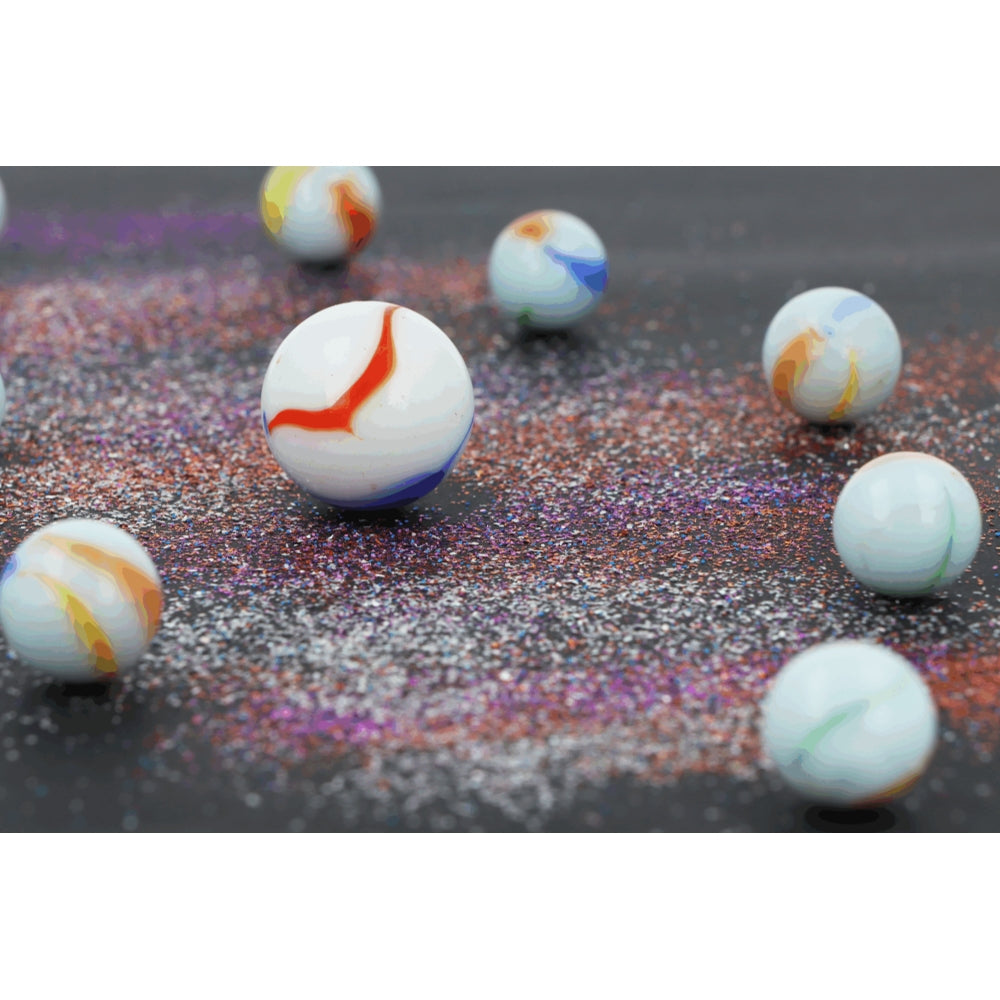 Pack of 50 Glass Marbles in Net