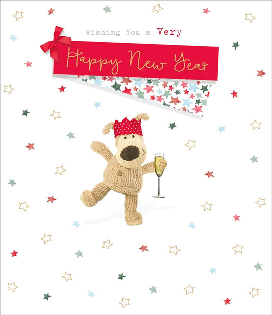 Boofle Wishing You A Very Happy New Year Christmas Card