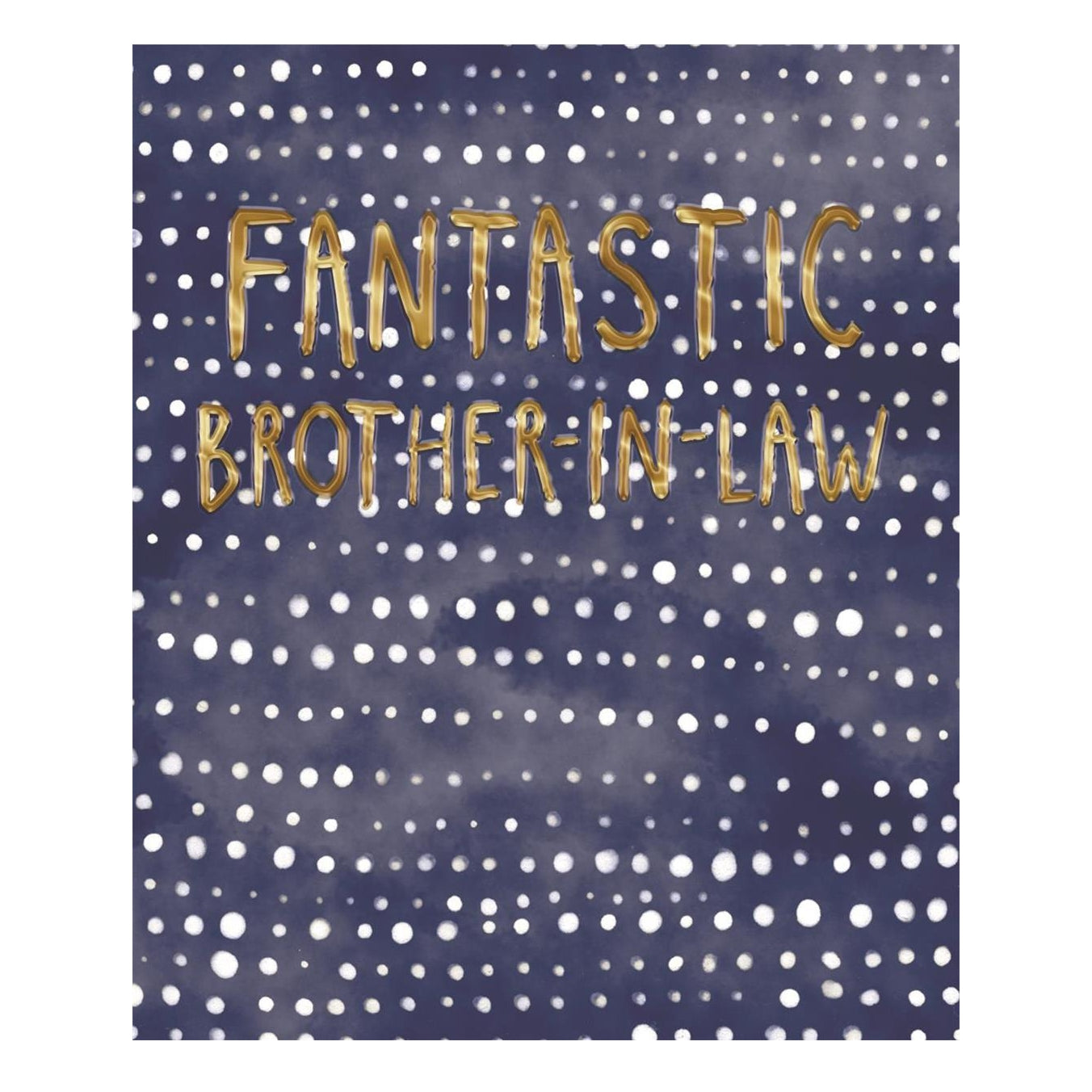 Brother-in-Law Birthday Card Contemporary Text Design