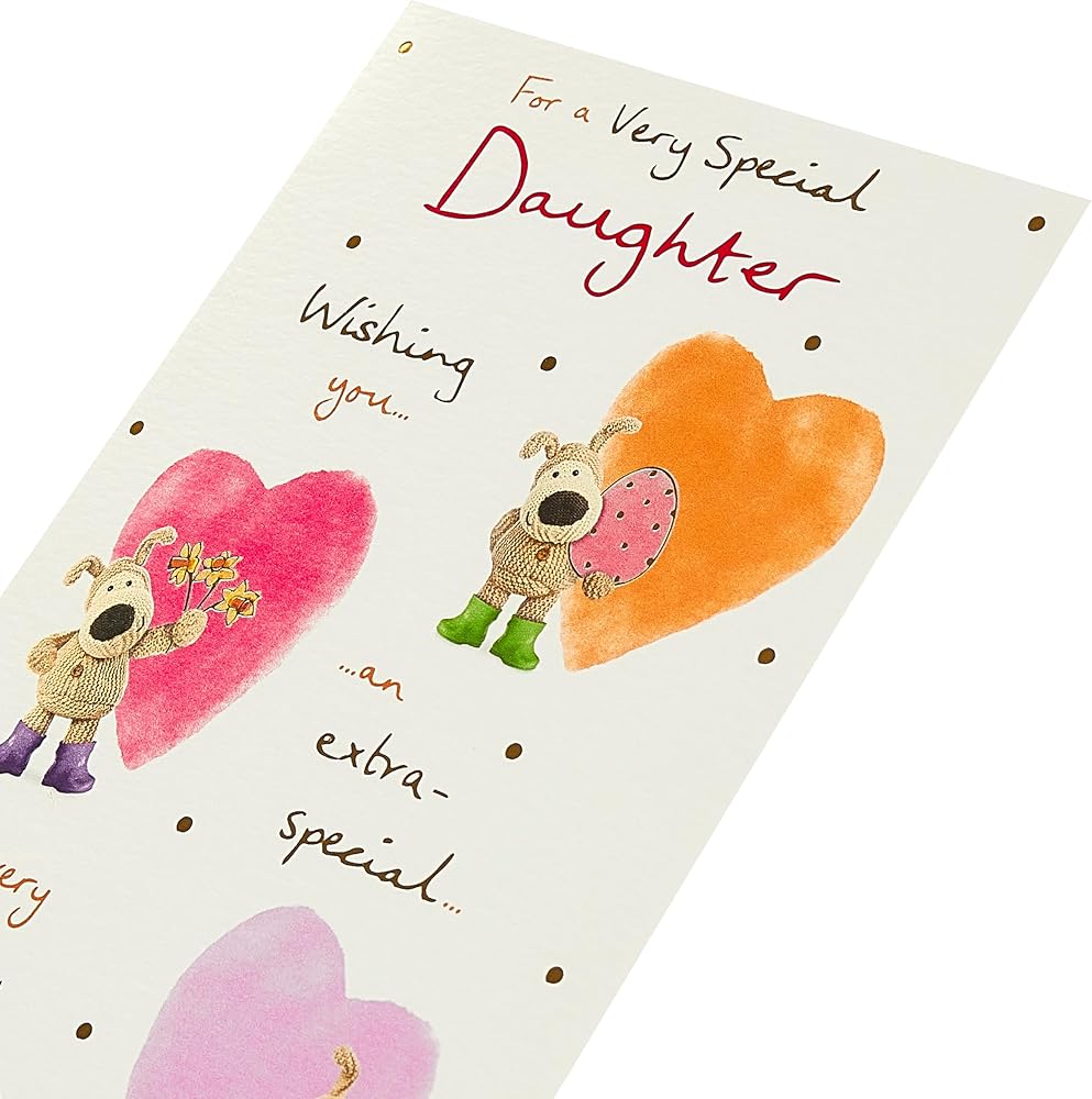Boofles Storyboard Daughter Easter Card