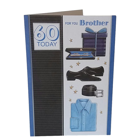 For You Brother Happy 60th Birthday Card