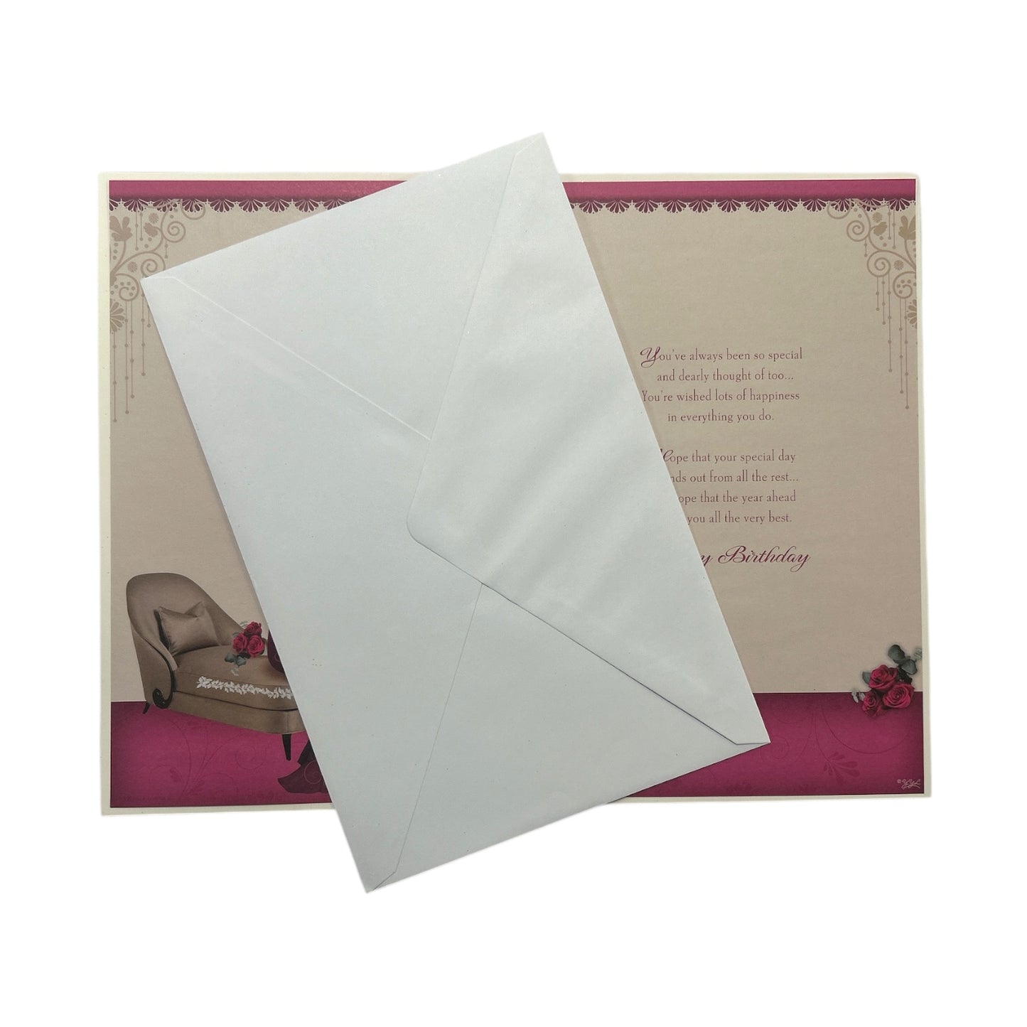 Age 40 Female Art Deco Stylish Birthday Card