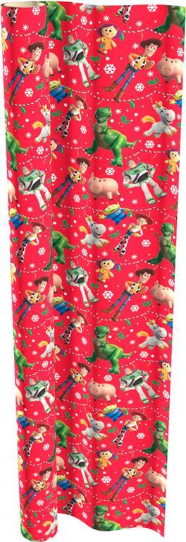 Pack of 6 3m Disney Toy Story 4 Design Christmas Gift Wrapping Papers
