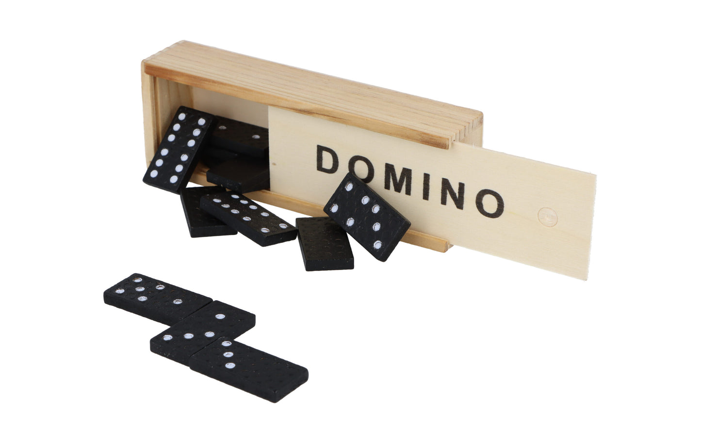 Dominoes In Wooden Box 28 piece Set