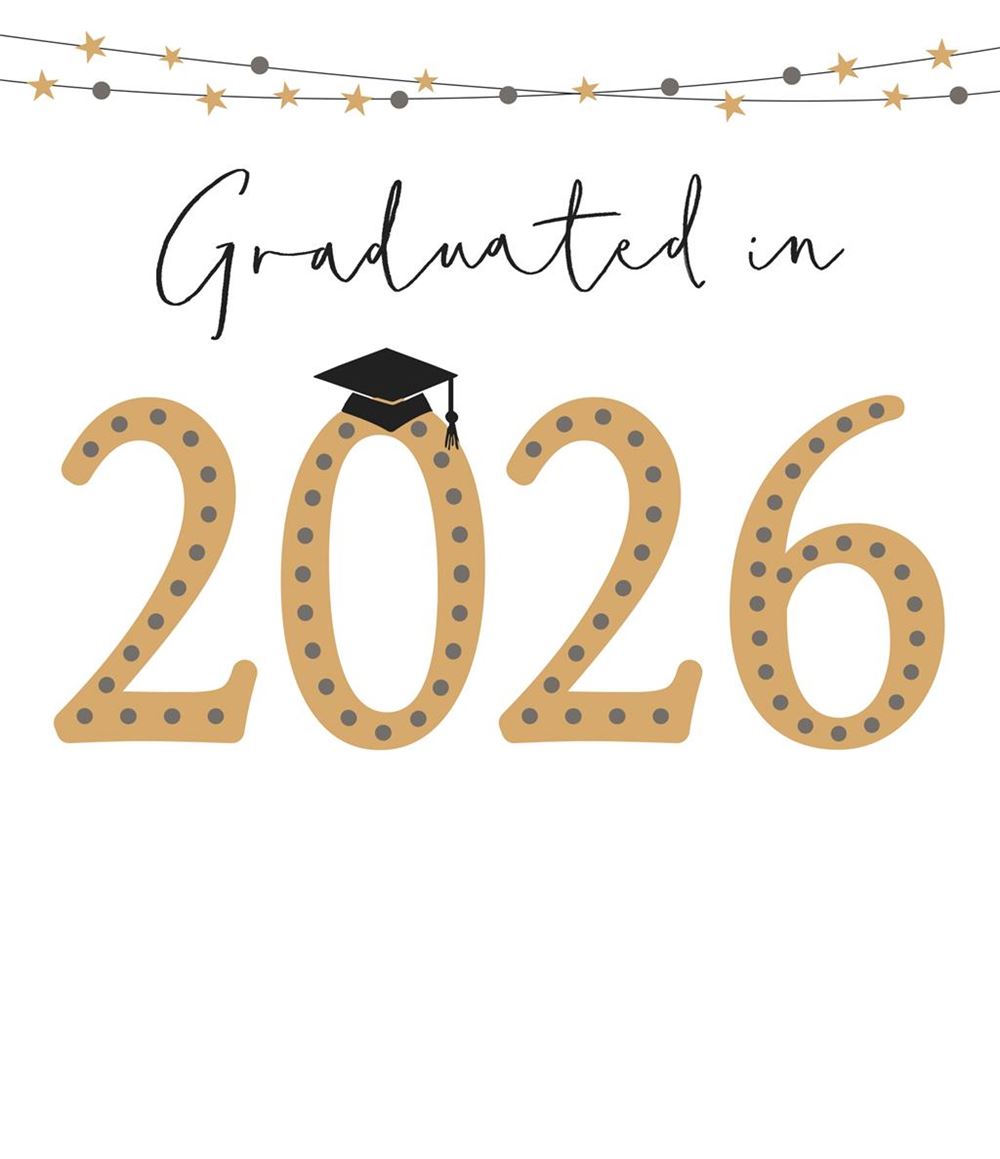 2026 Design Proud of You Graduation Congratulations Card
