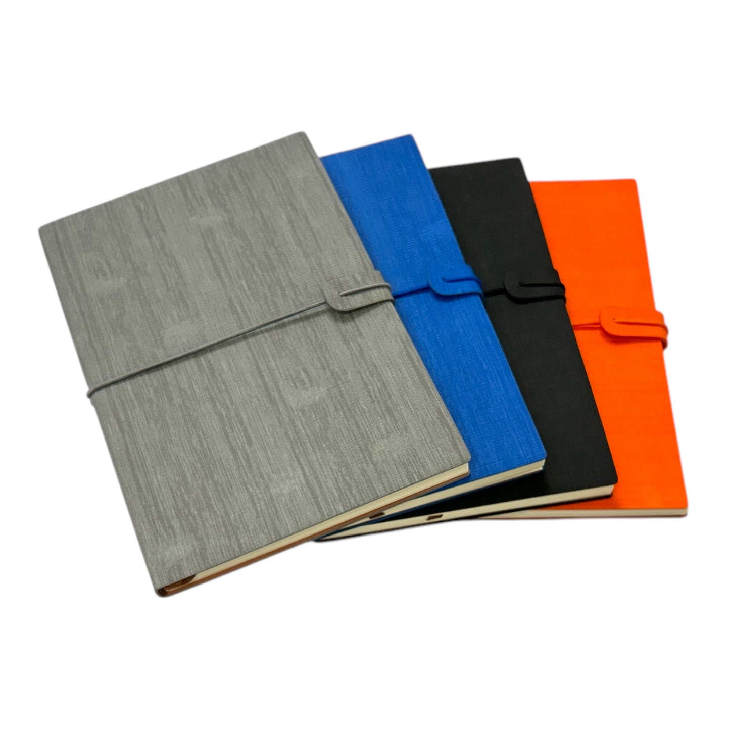 Single A5 96 Sheets Ruled PU Leather Soft Cover Notebook with Rope Closure