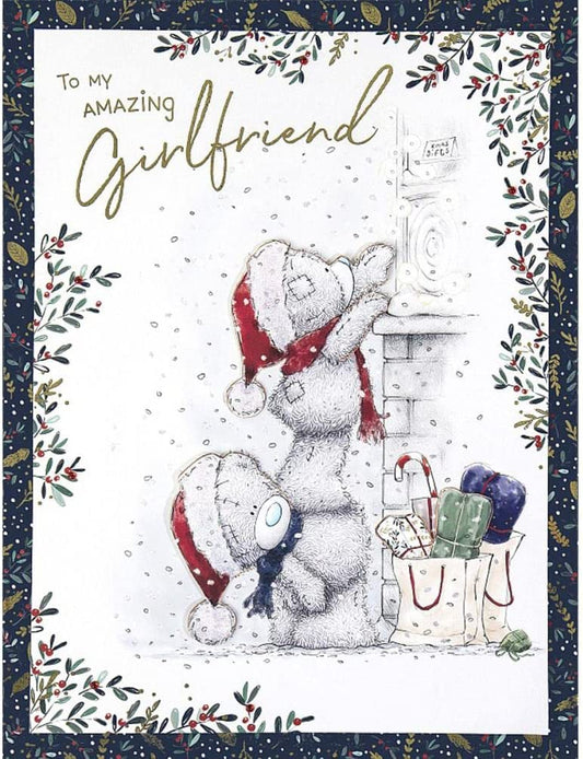 Bear on Other Bear Amazing Girlfriend Boxed Christmas Card
