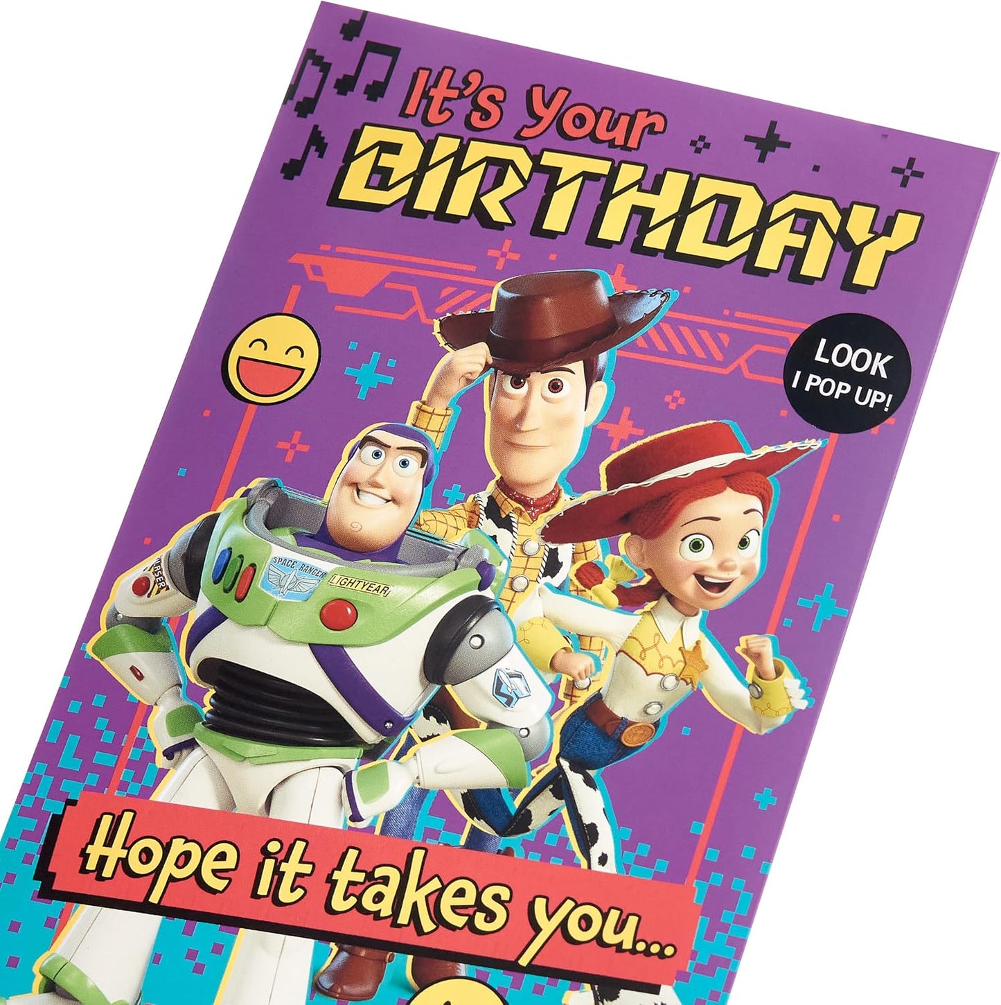 Disney Toy Story 5 Buzz Lightyear Pop-Up Design Birthday Card
