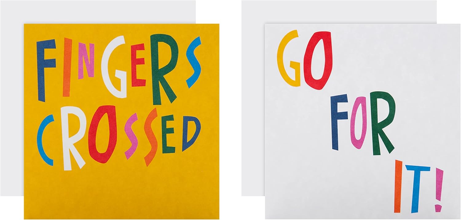 Pack of 10 in 2 Bright Designs Good Luck Cards– Shop Inc