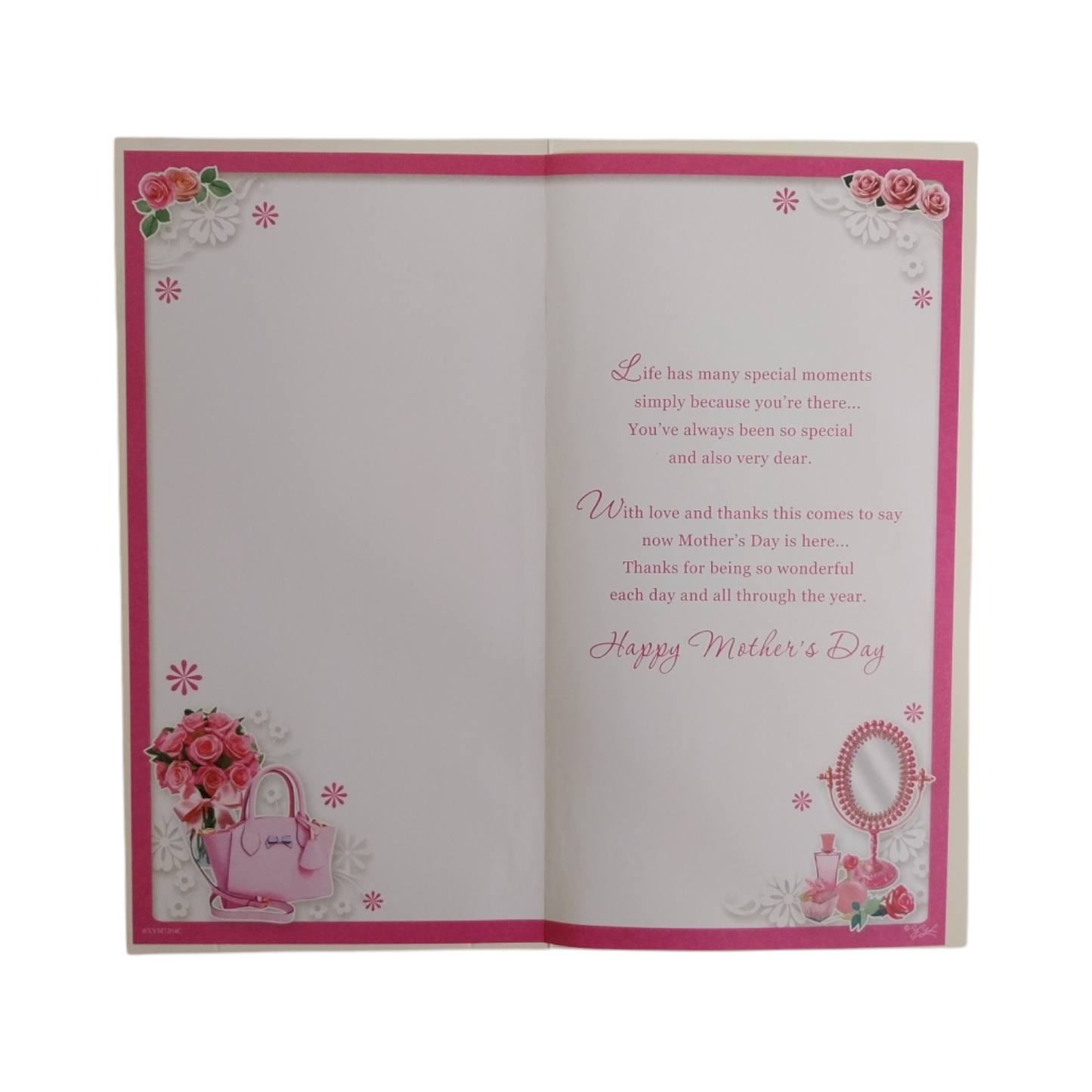 Mothering Sunday Mirror And Purse Design Mother's Day Card