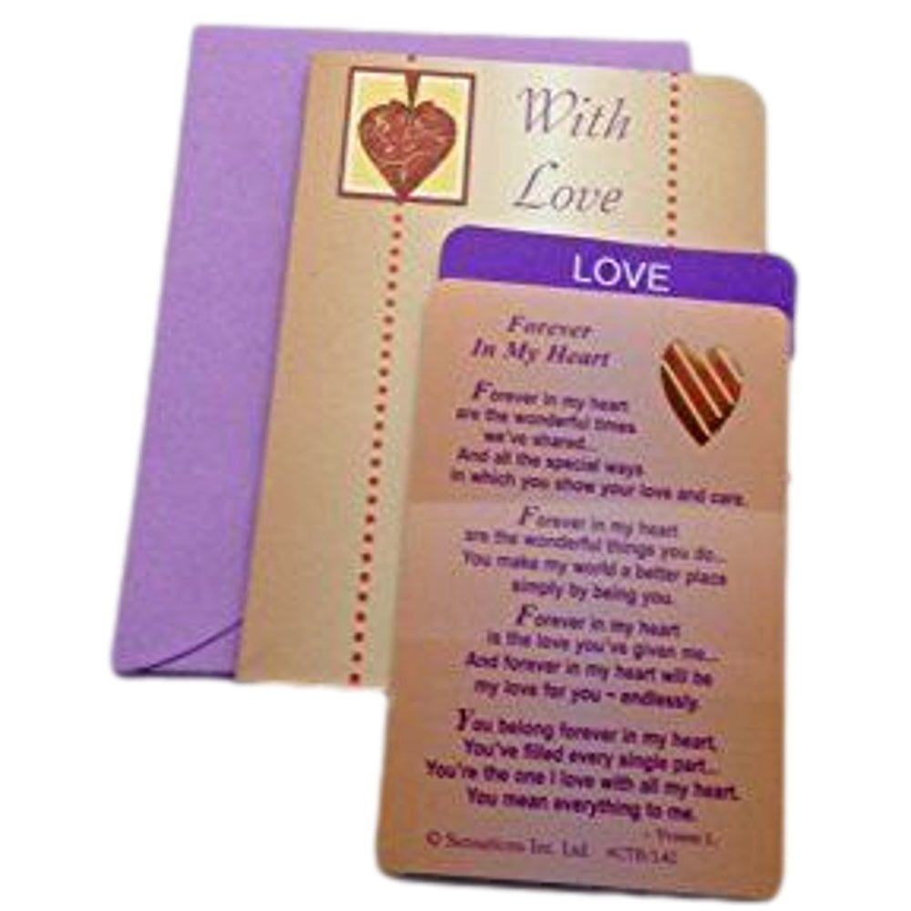Forever In My Heart...Wallet Card (Sentimental Keepsake Wallet / Purse Card).