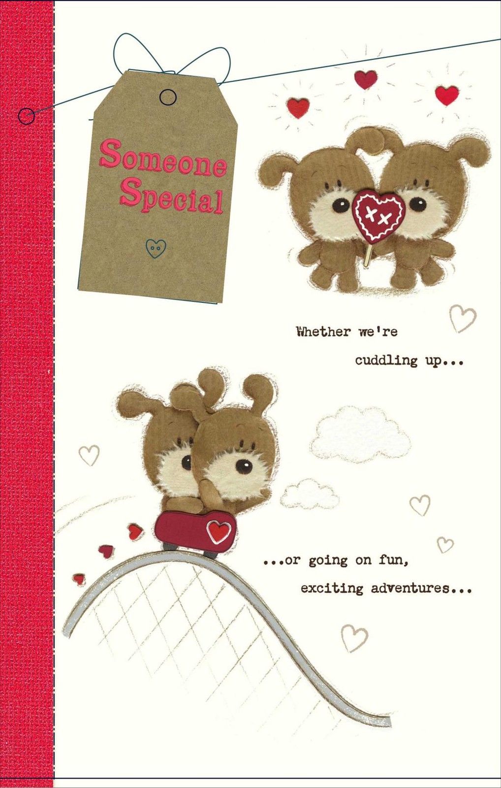 Someone Special Cuddling Bears Valentine's Day Card