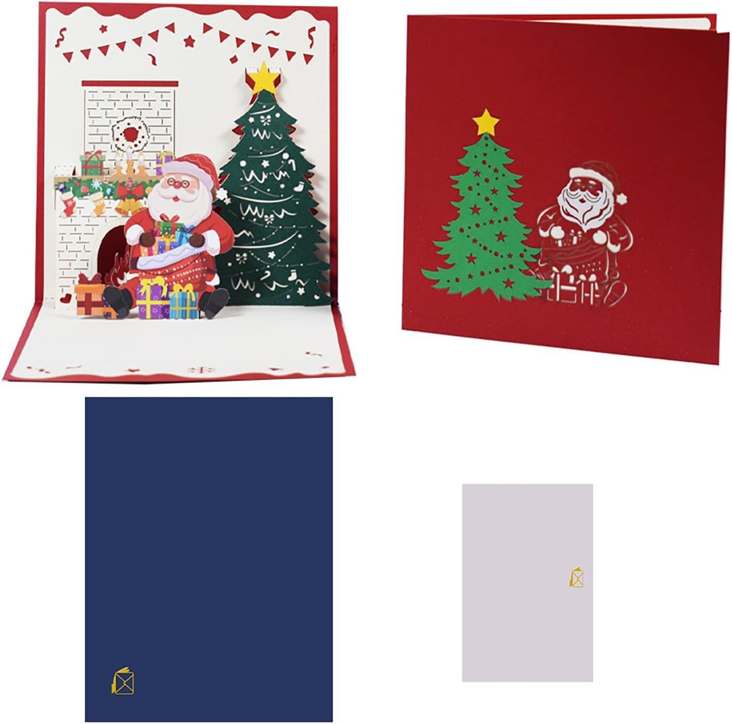 Santa’s Cozy Corner 3D Pop Up Christmas Card