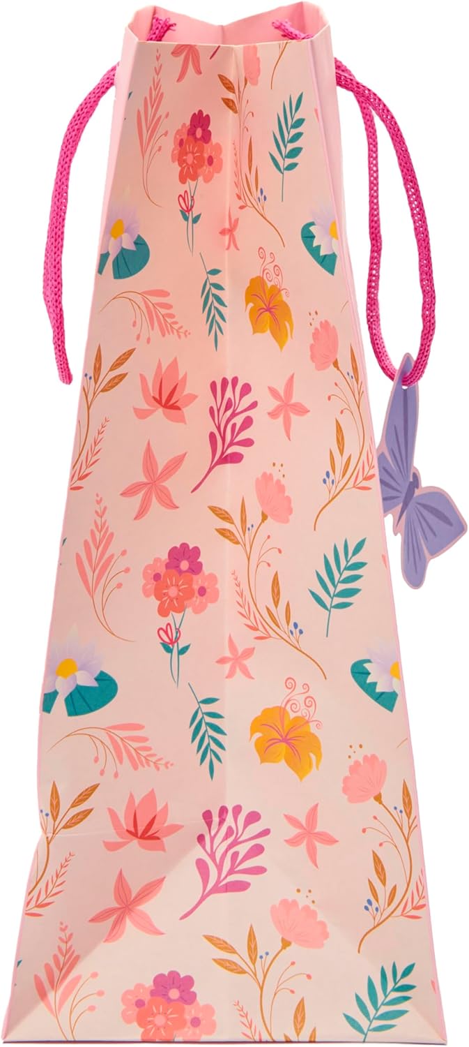 Pink Design Disney Princess Large Gift Bag for Her Birthdays, Celebrations & Other Events