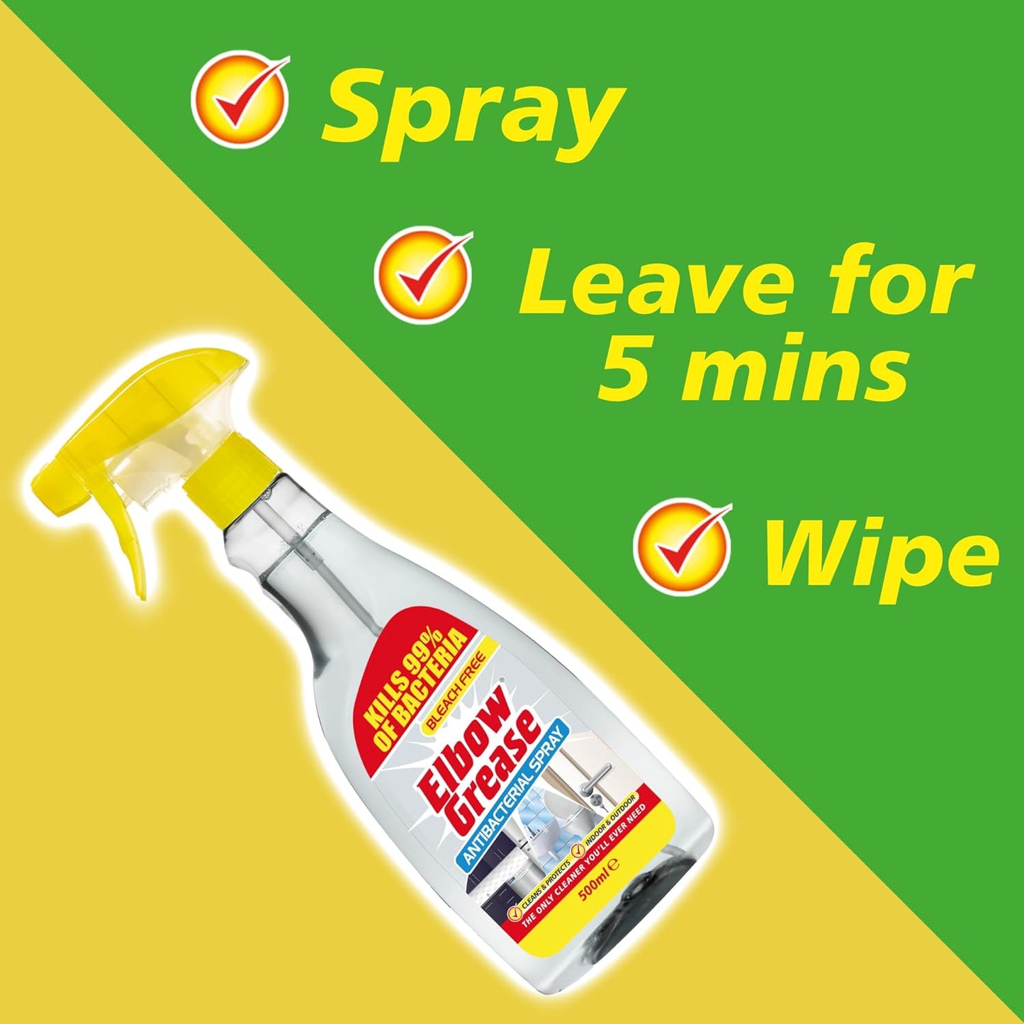 Elbow Grease Anti-bacterial Spray 500ml