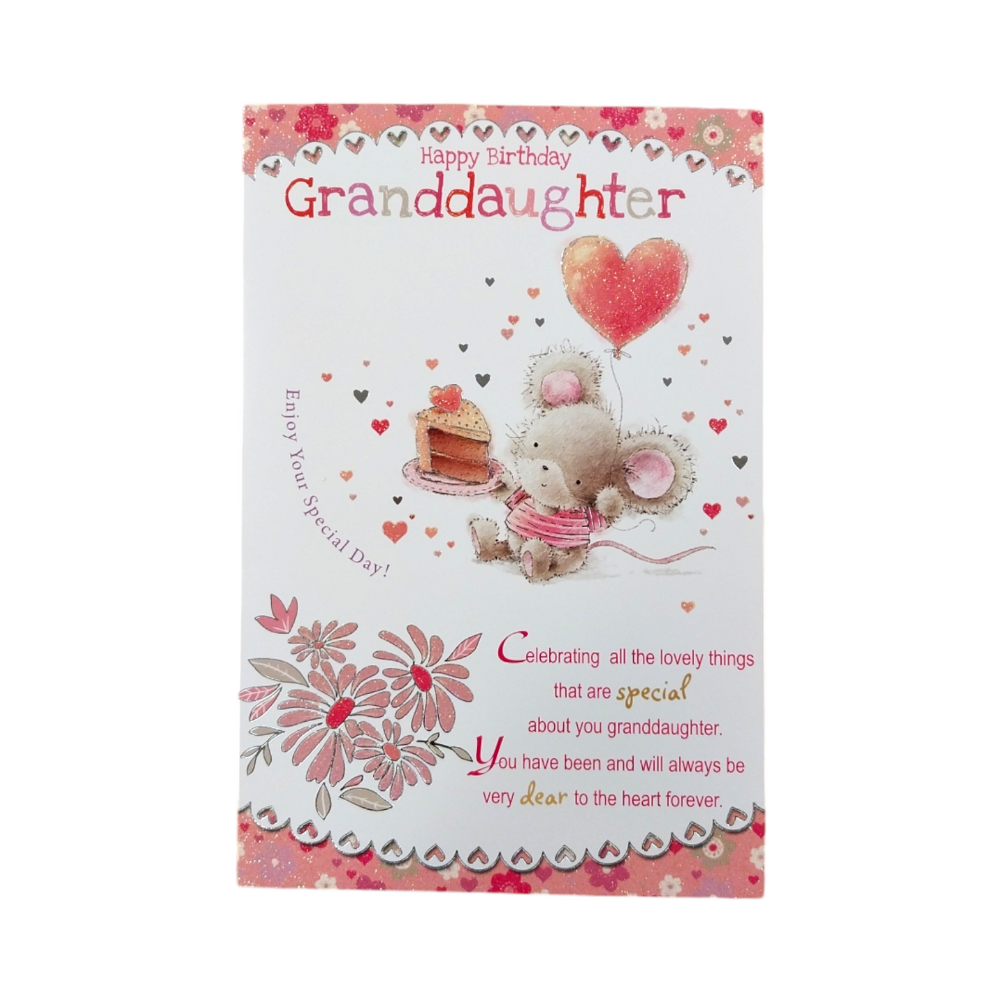 Granddaughter Birthday Sentimental Verse Card