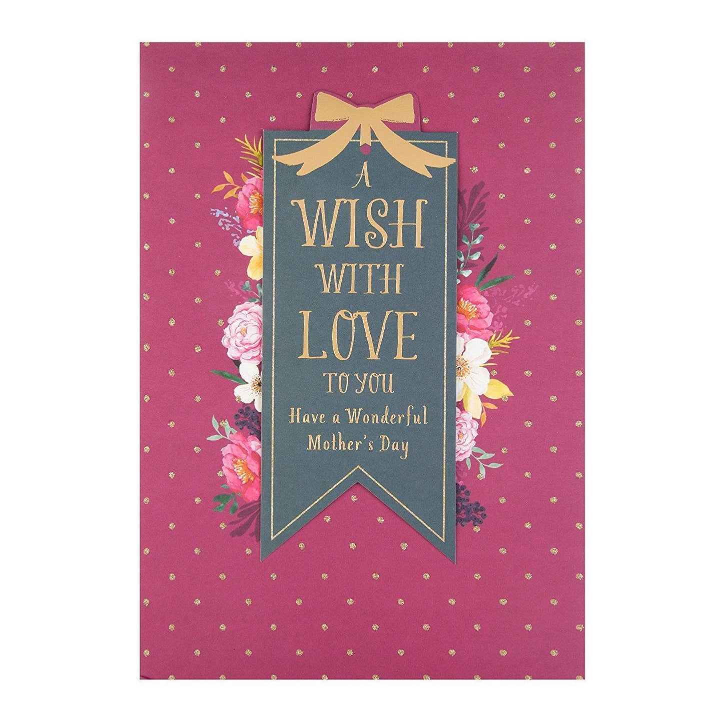 'Wish With Love' Contemporary Open Mother's Day Card