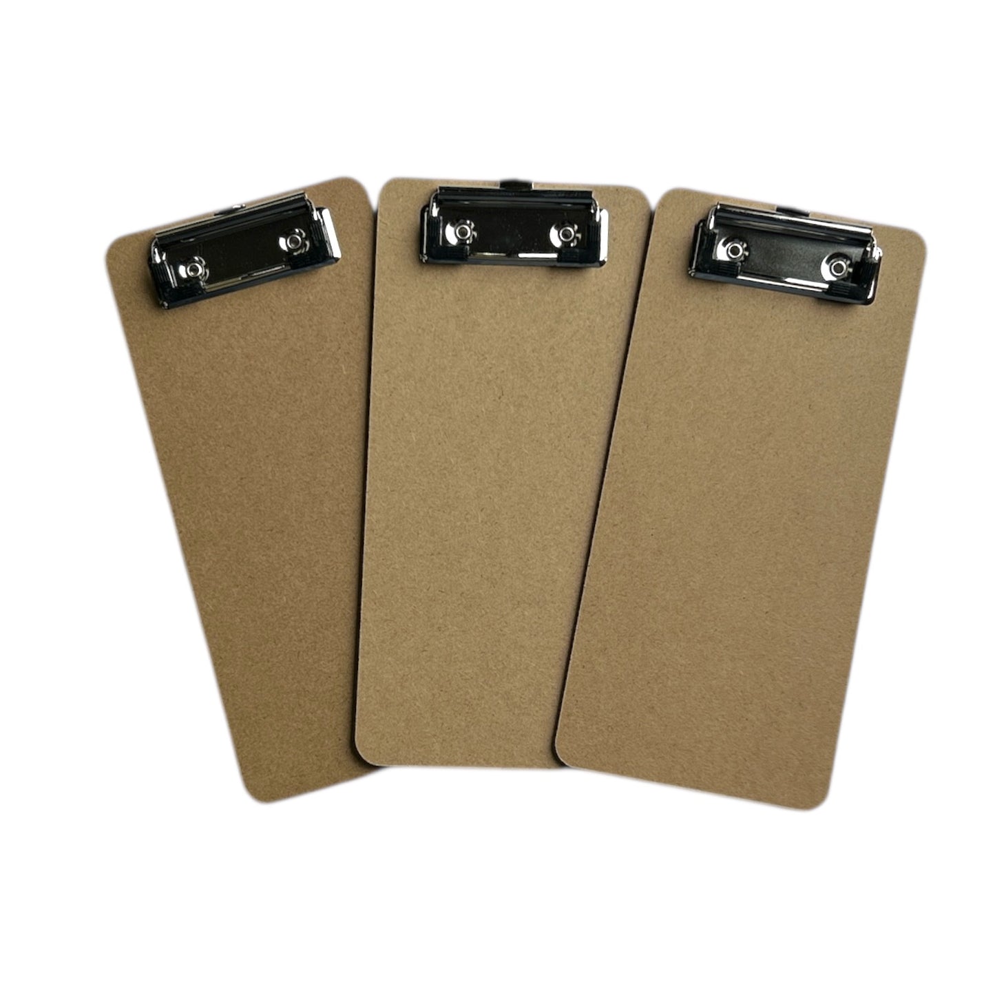 Pack of 48 Slim Wooden Clipboards by Janrax - Suitable for A6 Paper