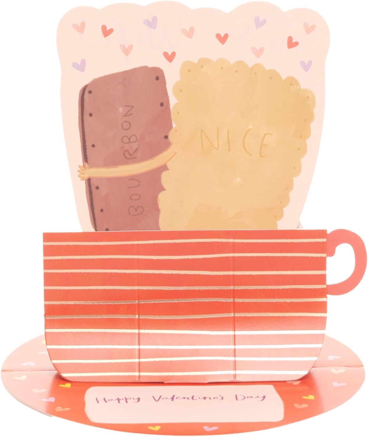 Pop Up Tea & Biscuits Design Wife Valentine's Day Card