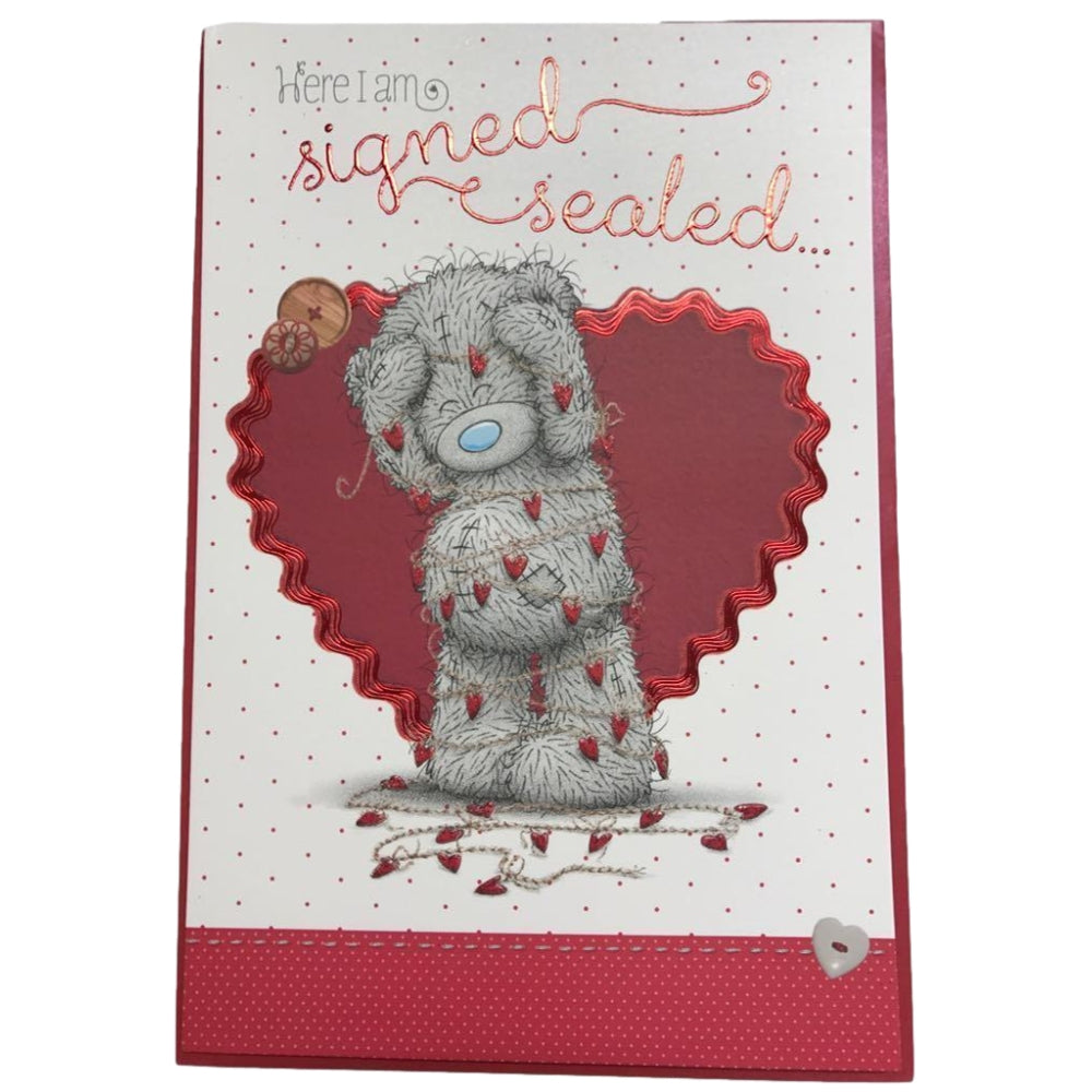 Me to You Here I am Signed & Sealed Valentine's Day Card