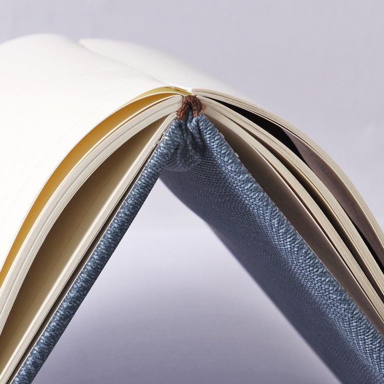 Single A5 96 Sheets Ruled PU Leather Hardcover Notebook