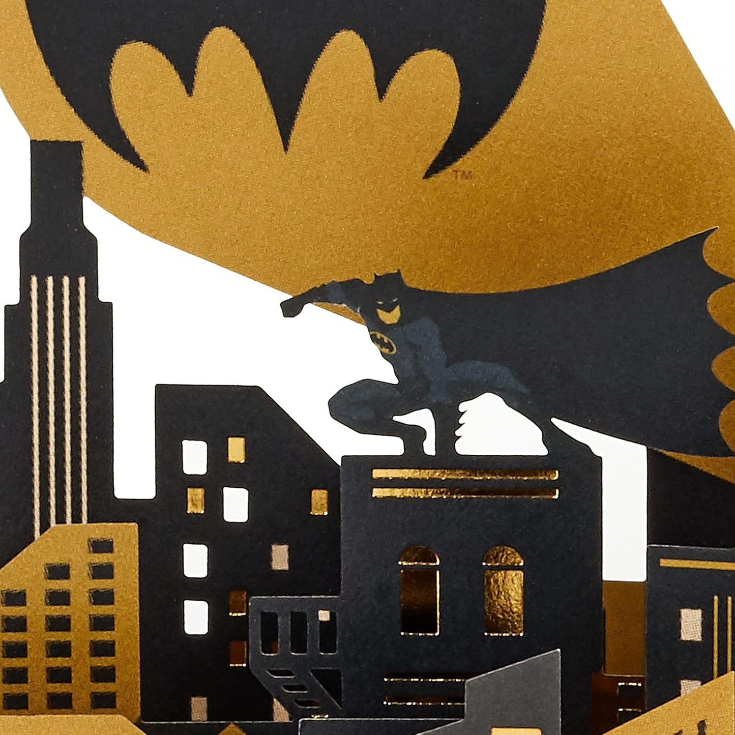 Signature Paper Wonder 3D Batman Pop Up Birthday Card (Epic Day)