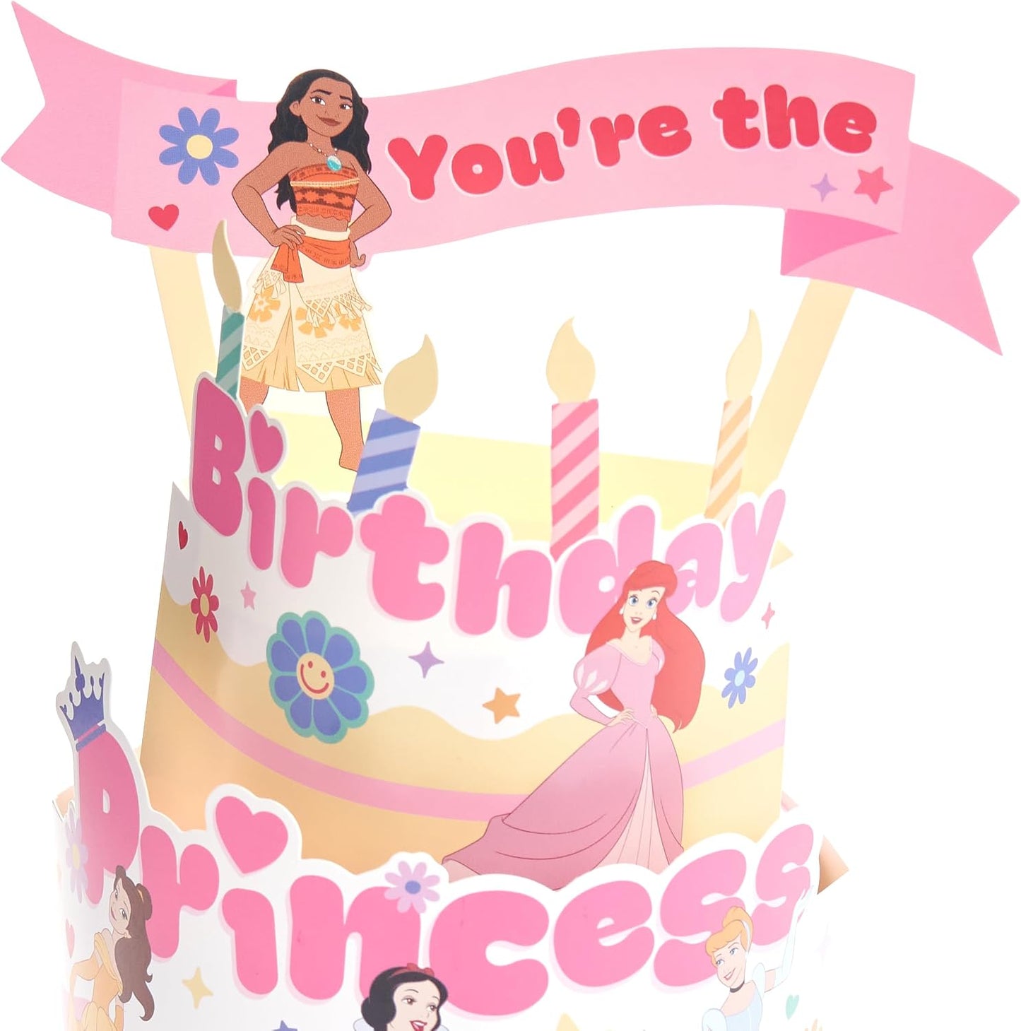 Disney Princess Cake Design Pop Up Birthday Card