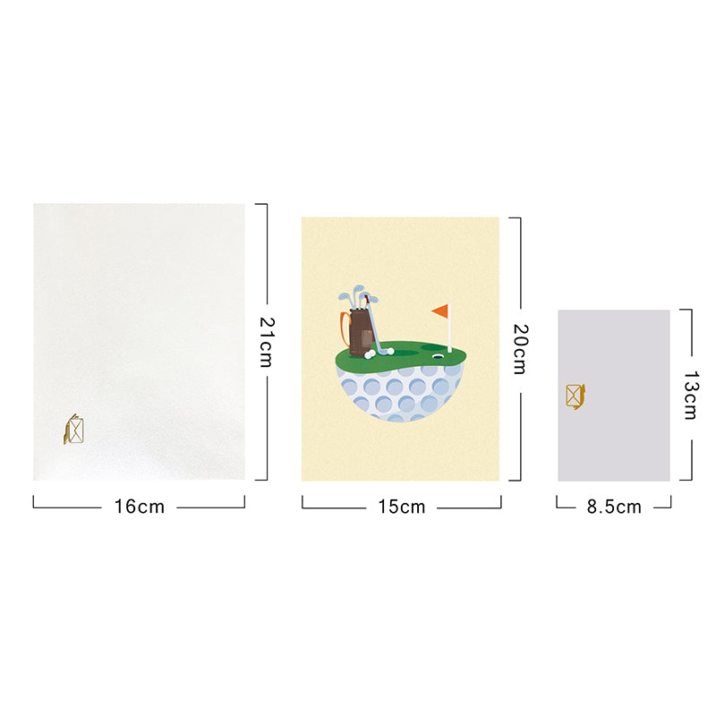 Swing Into Joy Golfer’s Celebration 3D Pop Up Greeting Card
