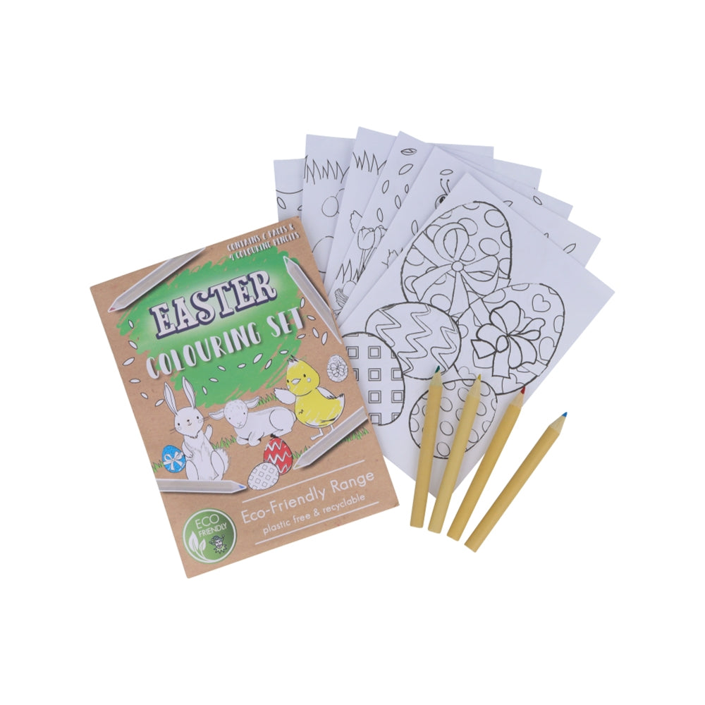 Eco-Friendly’ Mini Easter Colouring Set