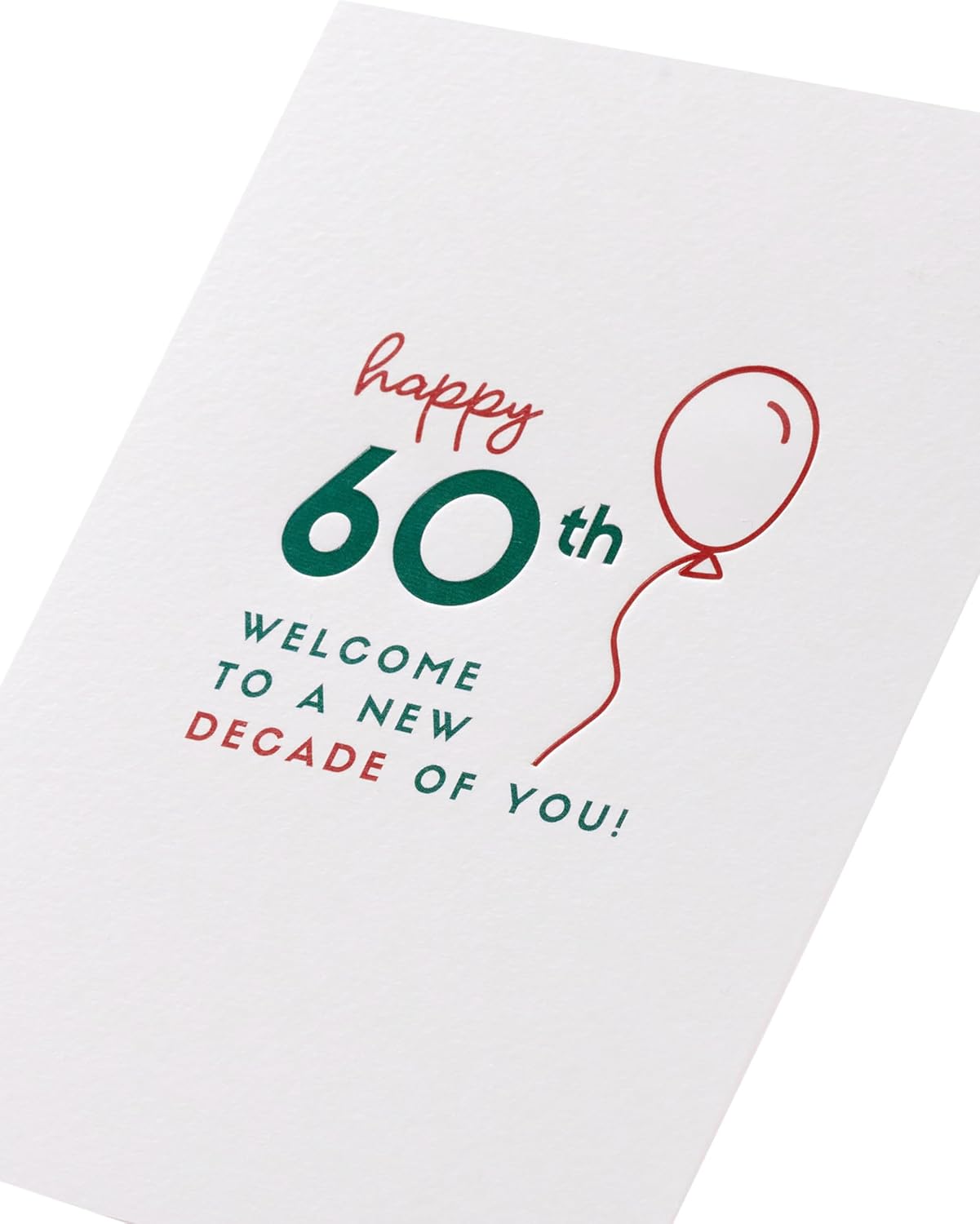 Kindred 60th Blank Birthday Card