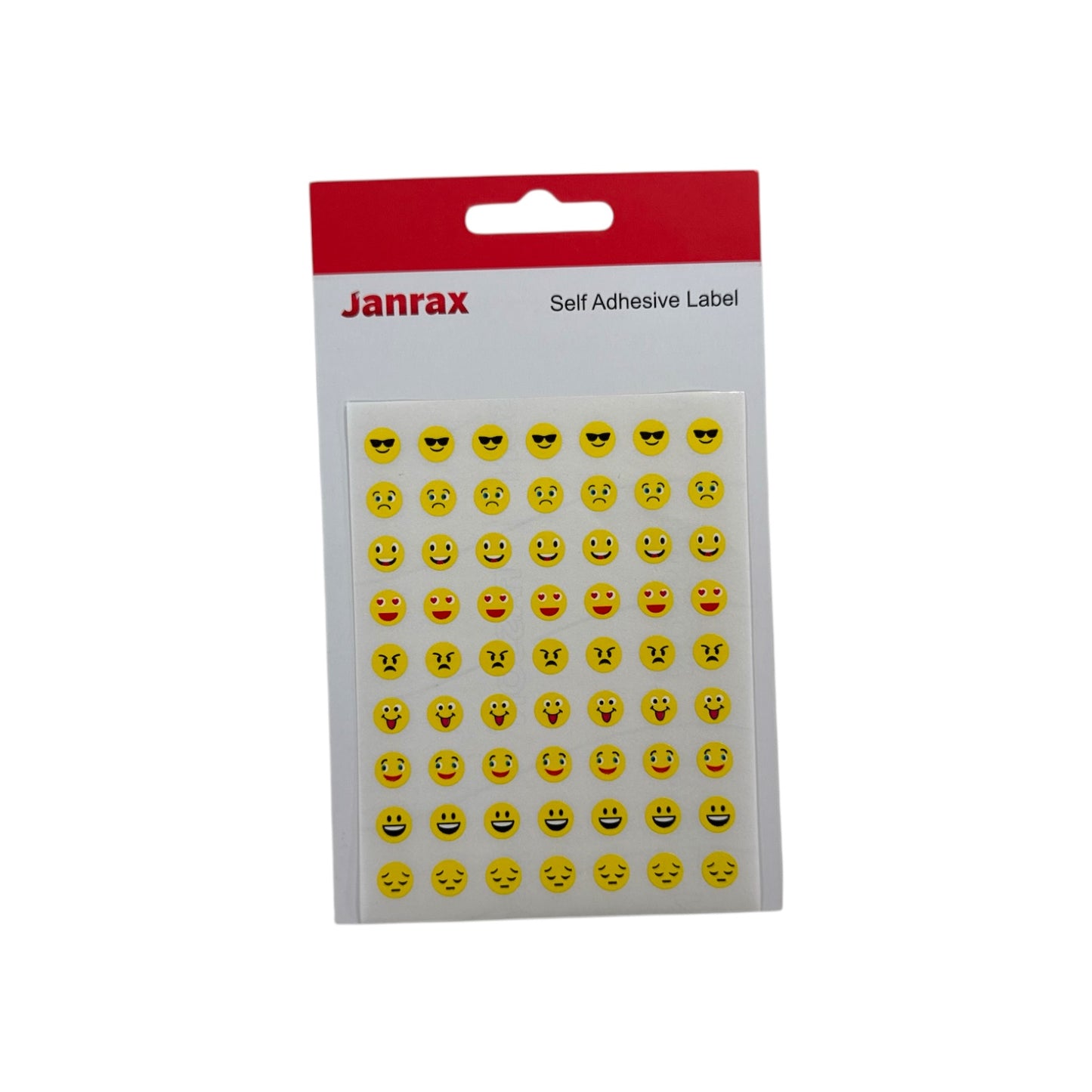 Pack of 1890 Smile Face 8mm Self Adhesive Labels