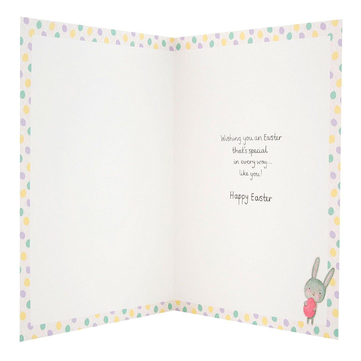 Cute Bunny 'Just For Her' Easter Card