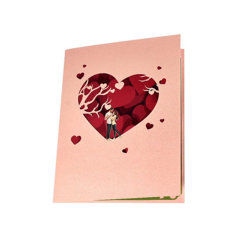 Heart Tree 3D Pop Up Greeting Card